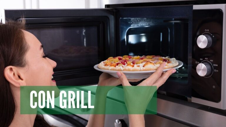 El mejor microondas con grill de 2026: 8 comparados